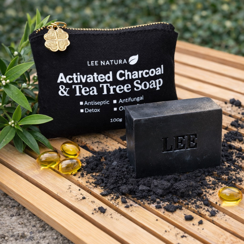 ACTIVATED CHARCOAL & TEA TREE SOAP